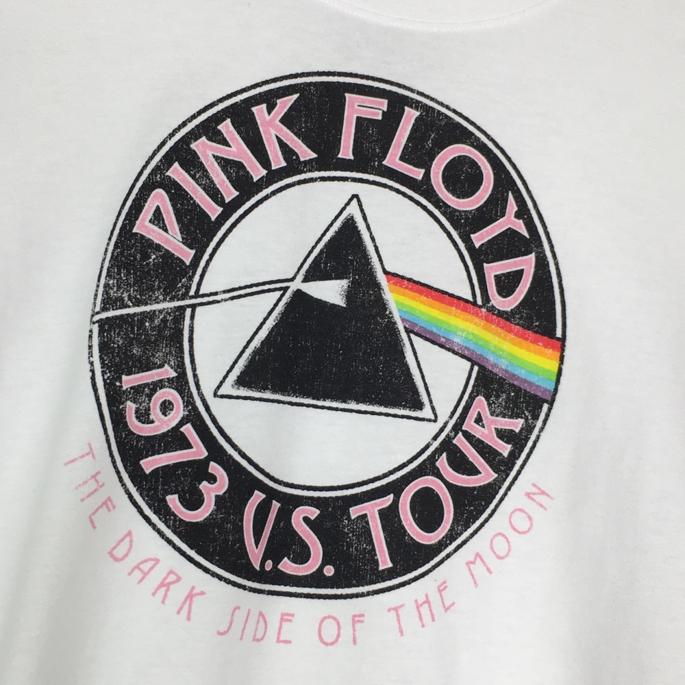 Pink Floyd Crop Top Graphic Tee - Picture 2 of 4